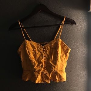 yellow crop top
